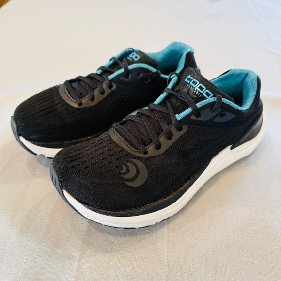 Topo Athletic Ultrafly 3 Women's Shoes Size 7 Road Trail Running Black Blue - Picture 3 of 12